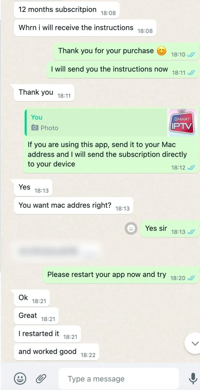 EPIX IPTV customer support conversation 3