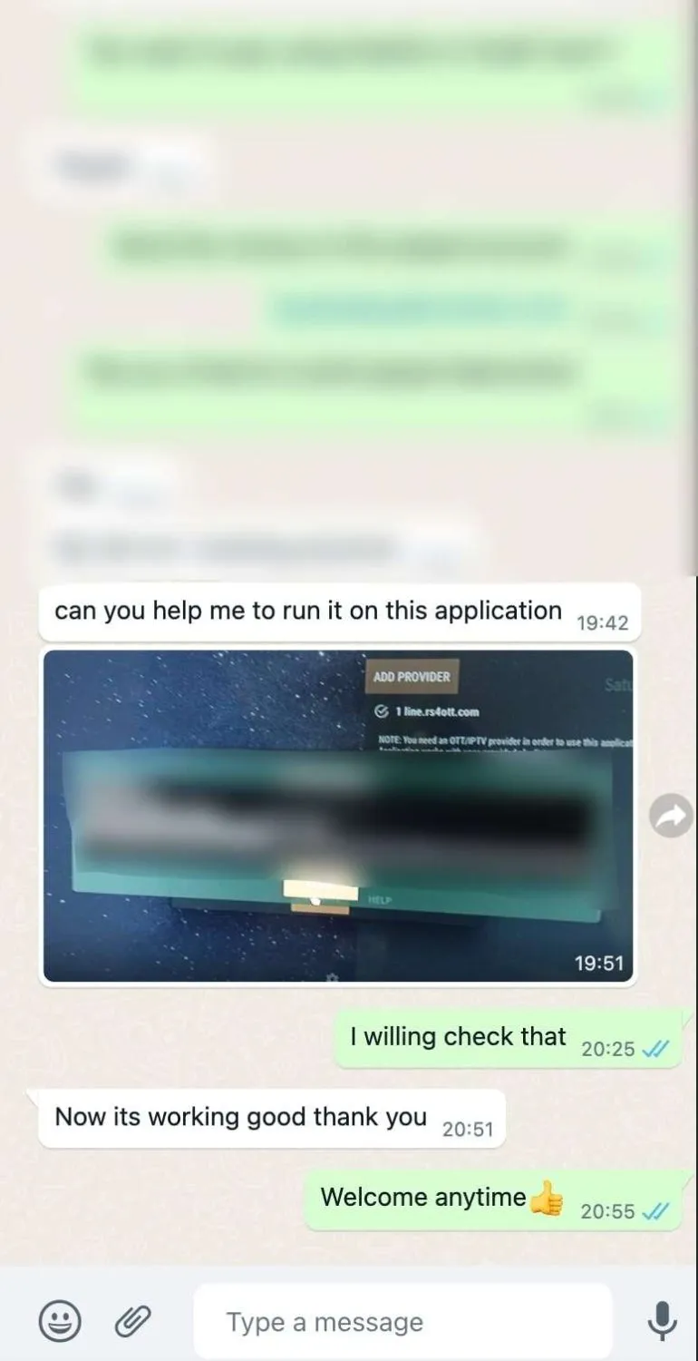 EPIX IPTV customer support conversation 6